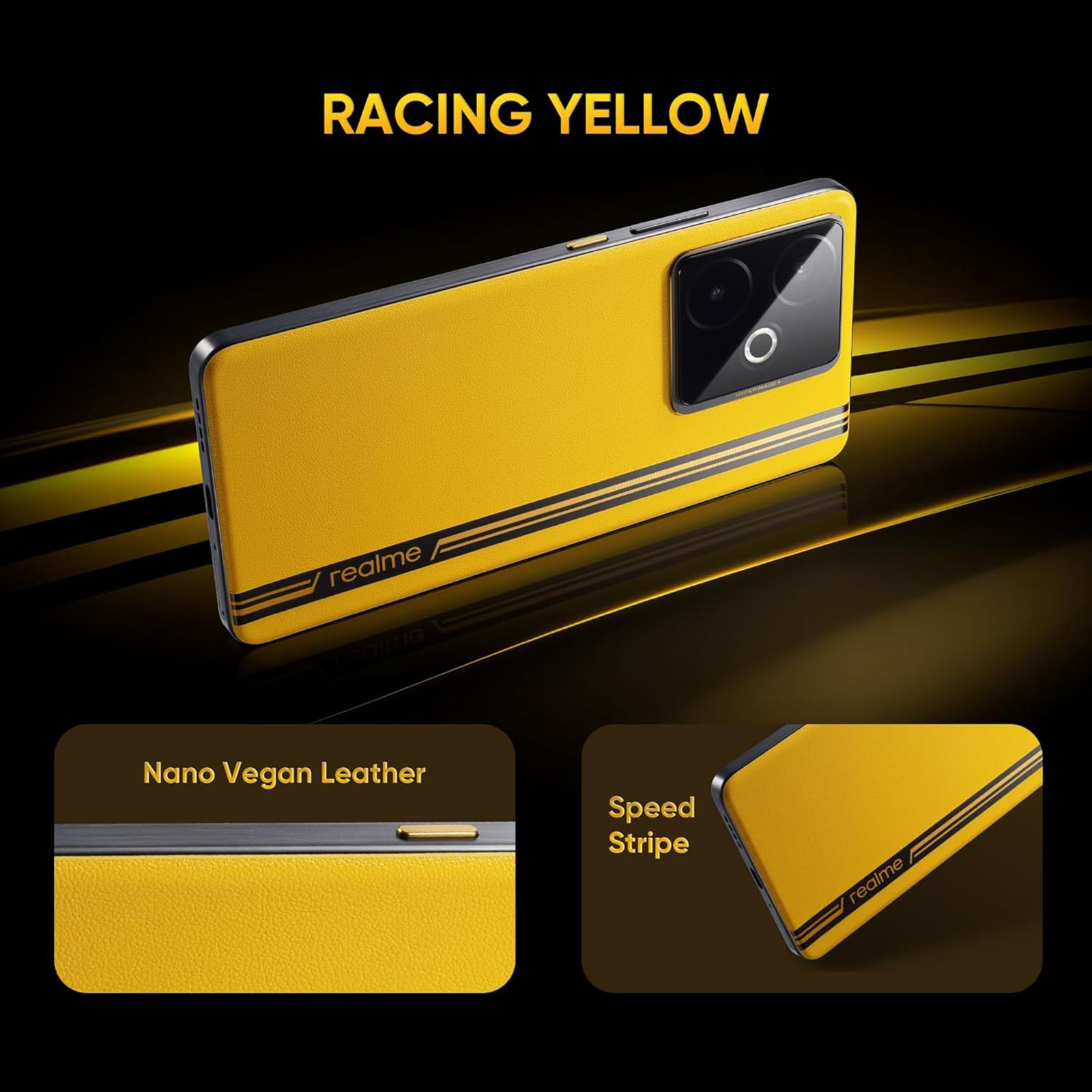 Buy realme GT 7T 5G (8GB RAM, 256GB, Racing Yellow) Online